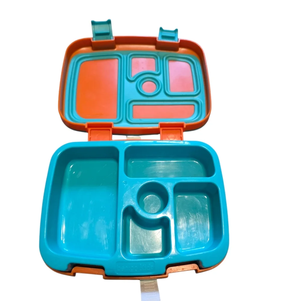 Bentgo Kids Lunch Box with Orange and Blue Compartments